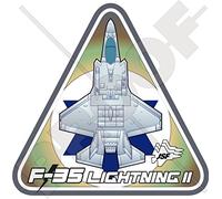 F-35 LIGHTNING II Israël Lockheed Martin F-35I ADIR Israeli AirForce IAF JSF Kheil HaAvir Autocollant en vinyle 95 mm