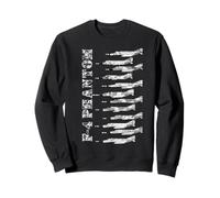 F-4 Phantom Blueprint Mcdonnell Douglas F4 Phantom Modèles Sweatshirt