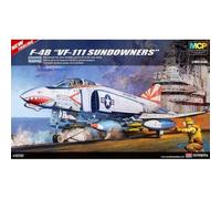 USN F-4b Vf-111 Horizons sans Frontières Fighter 1:48 Plastic Model Kit Academy