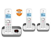 Alcatel F860 Téléphone DECT Identification de l'appelant Gris