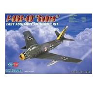 Hobbyboss Maquette de Sabre F-86F-40 échelle 1:72, 15,7 x 15,7 x 6 cm