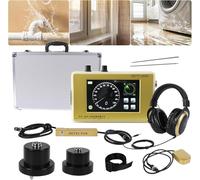 F-999A Détecteur De Fuite D’Eau Professionnel, Géophone Sensible 13 Pieds, Fréquence Réglable 1-4500Hz, Casque an-ti-Bruit, Outil pour Inspection Canalisation Et Système D’Eau Urbain