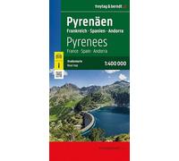 F&B Wegenkaart Pyreneeën: wegenkaart 1:400.000