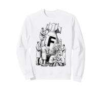 F-Bomb Vintage Bomb Scientist Lab Bombes blasphèmes Sweatshirt