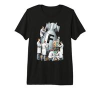 F-Bomb Vintage Bomb Scientist Lab Bombes blasphèmes T-Shirt Haut de Gamme