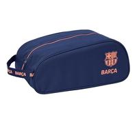 F.C.Barcelona 2ème EQUIPACIÓN - Sac à Chaussures Ovale Multifonctionnel pour Sport Périscolaire Football Confortable et Polyvalent 34 x 18 x 15 cm