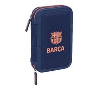 F.C.Barcelona 2ème équipe - Trousse Scolaire pour Enfant, avec 29 Outils Inclus, idéale pour Les Enfants de 5 à 14 Ans, Confortable et Polyvalente, qualité et résistance, 12,5 x 4 x 19,5 cm