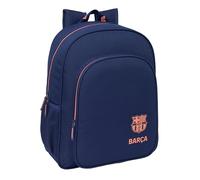 F.C.BARCELONA 2ème équipement - Sac à dos scolaire pour enfant, adaptable au chariot, idéal pour les enfants d'âge scolaire, confortable et polyvalent, qualité et résistance, 32 x 12 x 38 cm