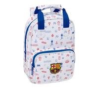Safta Fc Barcelona Preschool 4.50l Backpack Blanc Enfants