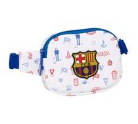 F.C. Barcelona Sac Banane pour Enfants de différents âges Confortable et Polyvalent Qualité et résistance 14 x 4 x 11 cm