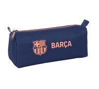 F.C.Barcelona Trousse avec Fermeture éclair et Compartiment, Trousse pour Enfant, idéale pour Les Enfants d'âge Scolaire, Confortable et Polyvalente, qualité et résistance, 21 x 7 x 8 cm