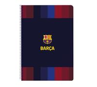 F.C. Barcelone 1ère équipe 26/27 - Cahier avec couverture rigide 1 design, idéal pour les enfants de différents âges, confortable et polyvalent, qualité et résistance, 21,5 x 1 x 31 cm