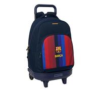 Safta Fc Barcelona 26/27 33l Wheeled Backpack Bleu Enfants