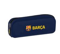 F.C. Barcelone 1ère équipe 26/27 - Trousse carrée en silicone, trousse pour enfant, idéale pour les enfants d'âge scolaire, confortable et polyvalent, qualité et résistance, 18,5 x 5,5 x 7,5 cm