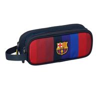 F.C. Barcelone 1ère équipe 26/27 - Trousse Double Enfant, Trousse pour Enfant, idéale pour Les Enfants d'âge Scolaire, Confortable et Polyvalent, qualité et résistance, 21 x 6 x 8 cm