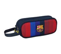 F.C. Barcelone 1ère équipe 26/27 - Trousse triple fermeture éclair, idéale pour les enfants de 5 à 14 ans, confortable et polyvalente, qualité et résistance, 21 x 7 x 8,5 cm