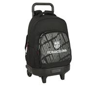 F. C. Barcelone - Grand Sac à Dos à roulettes, Compact, Amovible, idéal pour Enfants de différents âges, Confortable et Polyvalent, qualité et résistance, 33 x 22 x 45 cm