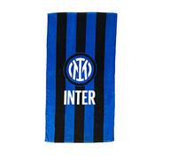 Inter F.C Serviette de Plage en éponge | 100% Coton | 90 x 170 | Logo Nouveau | Produit Officiel