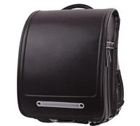 F,Cartable Japonais Ransel Randoseru à Fermeture Automatique, Grande capacité, en Cuir PU, léger, avec Housse de Pluie, pour Filles et garçons