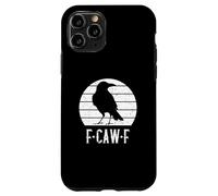 F-Caw-F Black Crow Black Bird Rétro Moon Vintage F-Caw-F Coque pour iPhone 11 Pro