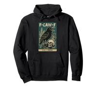 F-Caw-F Black Crow Pun Carte de Tarot Humoristique avec Inscription en Anglais « Black Crow » Sweat à Capuche