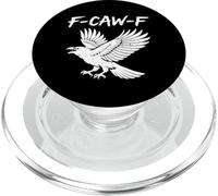 F-Caw-F Black Crow Raven Funny Bird Humour Hilarant Graphic PopSockets PopGrip pour MagSafe