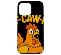 F-CAW-F Blague De Poulet Cartoon Humour Ferme Juron Censuré Coque pour iPhone 13 Pro Max