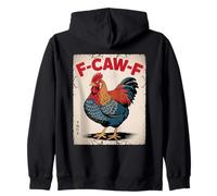 F-Caw-F Chicken FCAWF Chicken Funny Humor Japanese Art Sweat à Capuche
