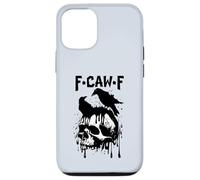 F-Caw-F Corbeau Noir Oiseau Noir Funny Crow F-Caw-F Coque pour iPhone 12/12 Pro