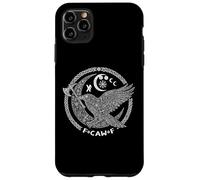 F CAW F Corbeau Nordique Viking Oiseau drôle Mauvais langage Coque pour iPhone 11 Pro Max