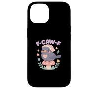 F Caw F Crow Cottagecore pour Femmes Mignonnes et drôles Coque pour iPhone 14