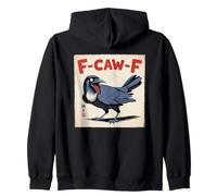 F-Caw-F Crow FCAWF Crow Funny Humor Japanese Art Sweat à Capuche