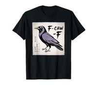 F-Caw-F Crow FCAWF Crow Funny Humor Japanese Art T-Shirt
