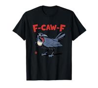 F-Caw-F Crow FCAWF Crow Funny Humor Japanese Art T-Shirt