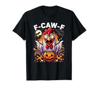 F-CAW-F Fantôme d'halloween Amusant de Poulet cri T-Shirt
