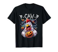 F-CAW-F Fantôme d'halloween Amusant de Poulet cri T-Shirt