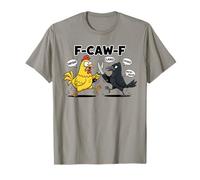 F-Caw-F Funny Chicken Crow Black Bird Novelty Adult Humour T-Shirt