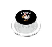 F-Caw-F Funny Chicken Hilarious Rooster Holding Beer Graphic PopSockets PopGrip pour MagSafe