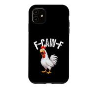 F-Caw-F Funny Chicken Hilarious Rooster Meme Graphic Tee Coque pour iPhone 11