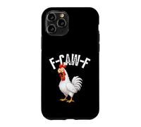 F-Caw-F Funny Chicken Hilarious Rooster Meme Graphic Tee Coque pour iPhone 11 Pro