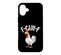 F-Caw-F Funny Chicken Hilarious Rooster Meme Graphic Tee Coque pour iPhone 16 Plus