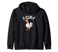 F-Caw-F Funny Chicken Hilarious Rooster Meme Graphic Tee Sweat à Capuche