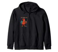 F-Caw-F Funny Chicken Singing Humor F-Caw-F Quote Rock Sweat à Capuche
