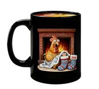 F-CAW-F Funny Poulet Tasses For Men, Nouveauté Tasses De Coq À Café En Céramique Avec Poignée, 11 Oz Pour Le Jus De Thé Boissons Froids Milk Family Family Poulet Amours Cuisine Farmhouse Bar Farmhouse