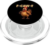 F-Caw-F Jeu de Mots au Poulet Sarcasme Dark Humor PopSockets PopGrip pour MagSafe