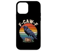 F-Caw-F Raven Moon Gothic Halloween Black Crow Bird Lover Coque pour iPhone 12 Mini