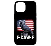 F-Caw-F Raven Moon Gothic Halloween Black Crow Bird Lover Coque pour iPhone 15