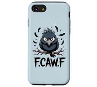 F-Caw-F Raven Moon Gothic Halloween Black Crow Bird Lover Coque pour iPhone SE (2020) / 7/8