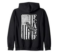 F-Caw-F Raven Moon Gothic Halloween Black Crow Bird Lover Sweat à Capuche