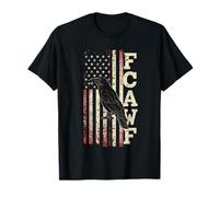 F-Caw-F Raven Moon Gothic Halloween Black Crow Bird Lover T-Shirt